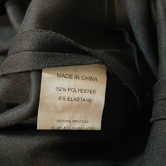 NWT black suede like stretchy mini skirt size medium - Picture 6 of 6